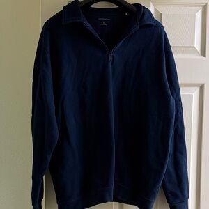 Croft & Barrow Men's Navy Zip-Up Sweater